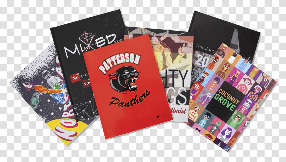 High School Yearbook Cover Design Transparent Png