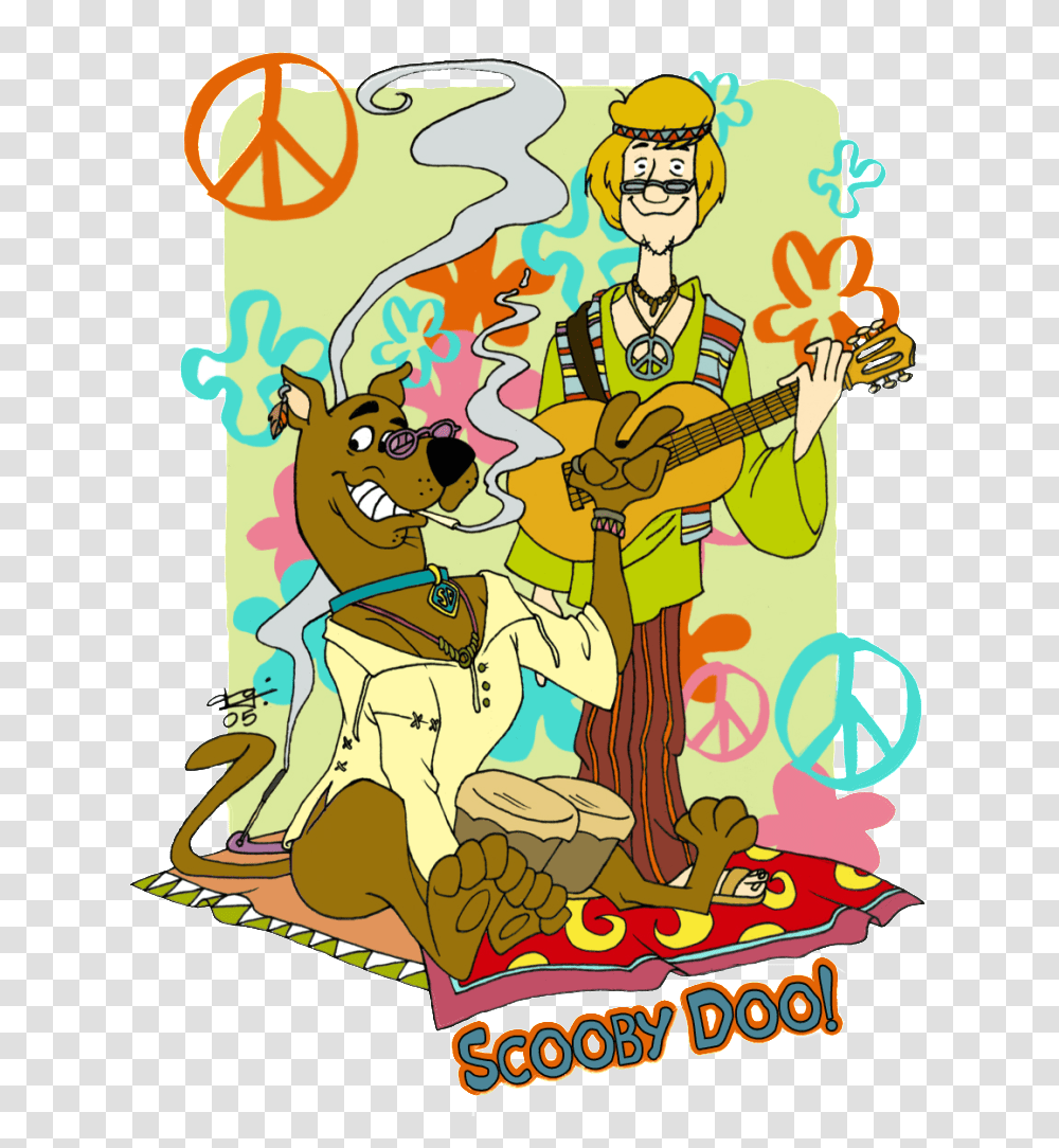 High Shaggy And Scooby, Person, Guitar Transparent Png