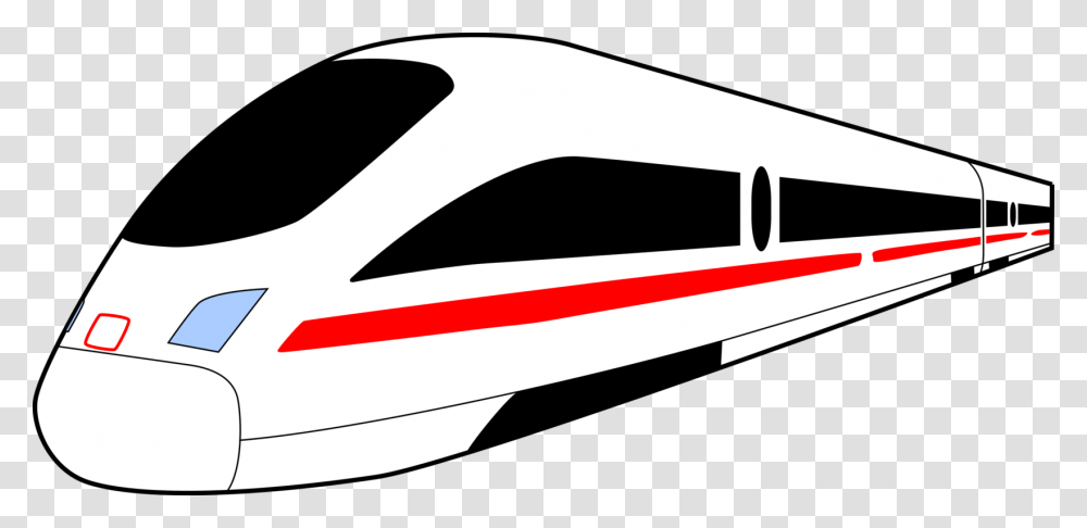 High Speed Railtrackpublic Transport Ice Train Clipart, Transportation, Helmet, Apparel Transparent Png