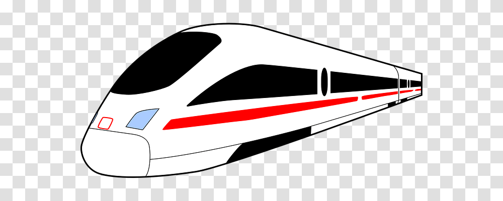 High Speed Train Transport, Railway, Transportation, Train Track Transparent Png