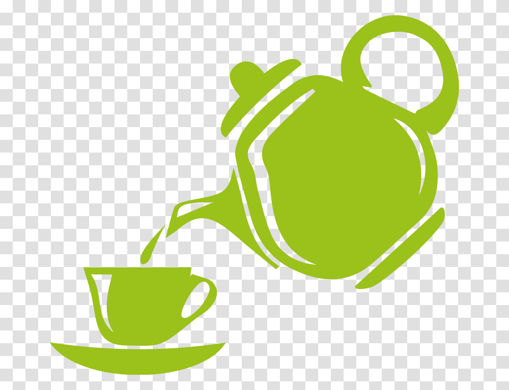 High Tea Wageningen Teapot And Cup Clipart, Pottery, Tennis Ball, Sport, Sports Transparent Png