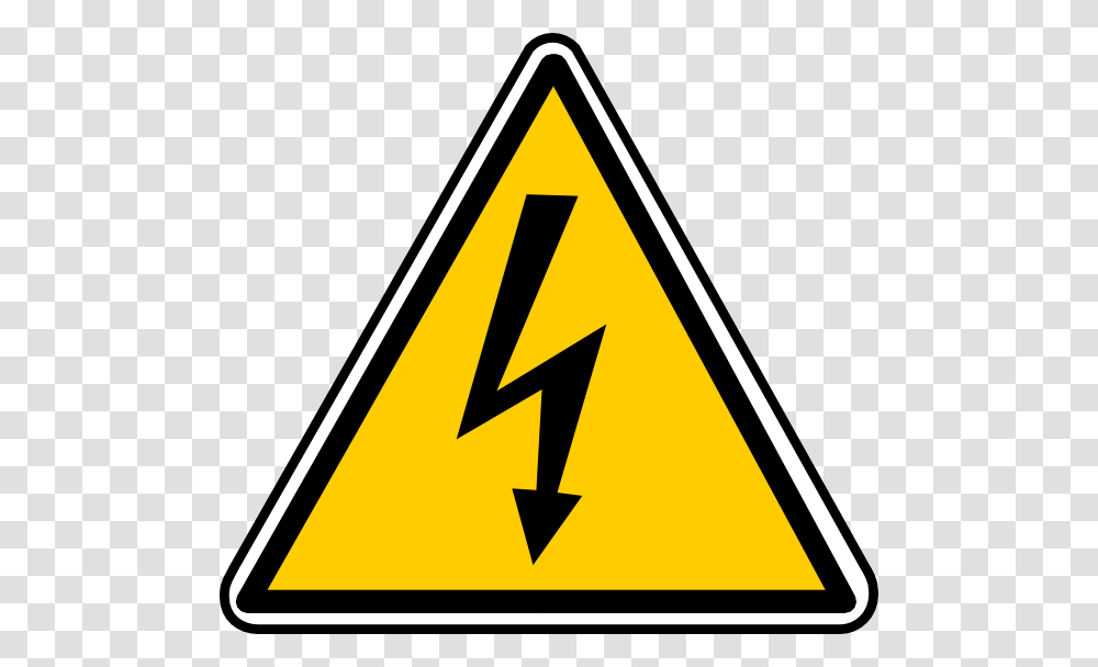 High Tension Danger Clip Art Free Vector, Road Sign, Triangle Transparent Png