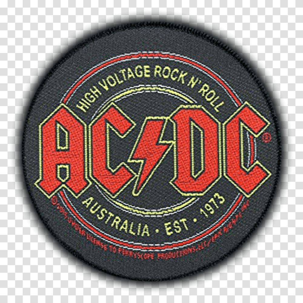 High Voltage Rock 'n Roll By Acdc Circle, Label, Text, Rug, Frisbee Transparent Png
