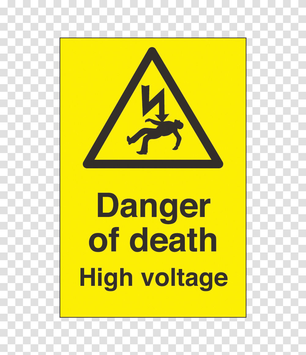 High Voltage, Poster, Advertisement, Sign Transparent Png