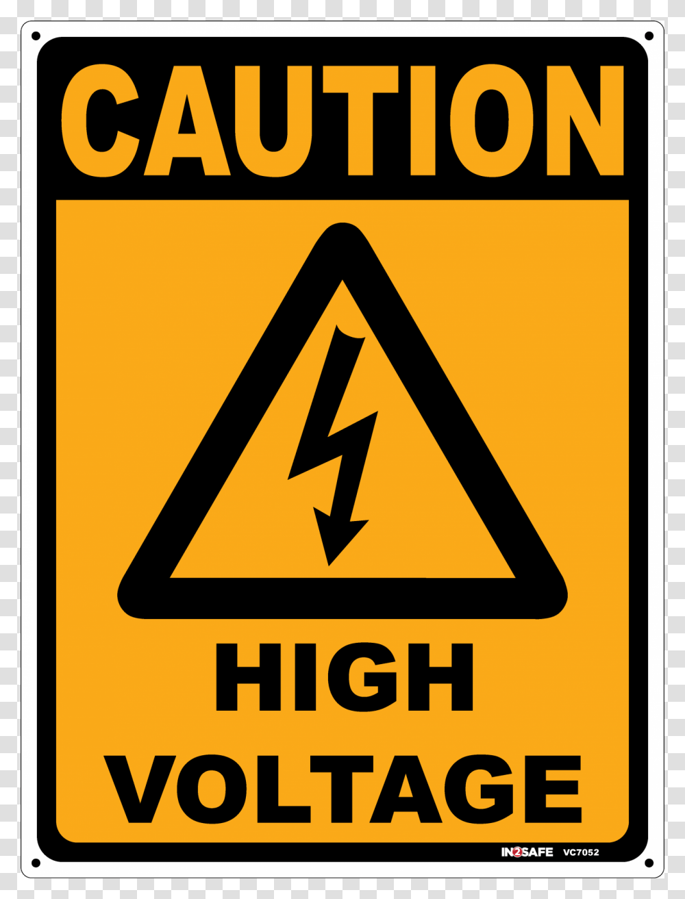 High Voltage, Road Sign Transparent Png