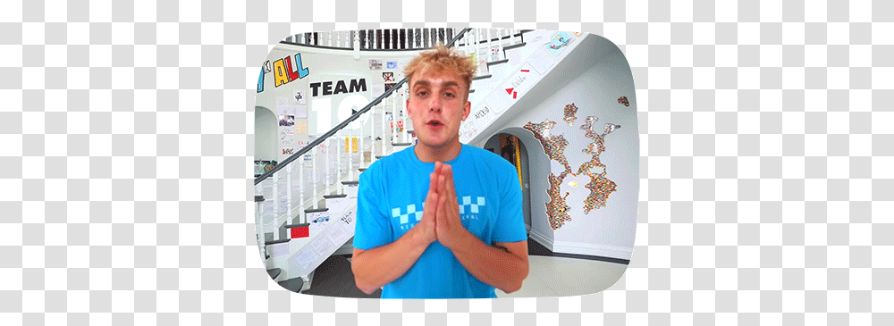 Highest Paid Youtube Stars 2018 Markiplier Jake Paul Sign Language, Person, Clothing, Sleeve, Fitness Transparent Png