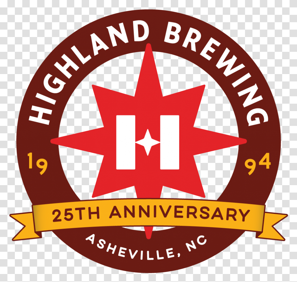 Highland Brewing Company Emblem, Star Symbol, Lighting, Logo Transparent Png