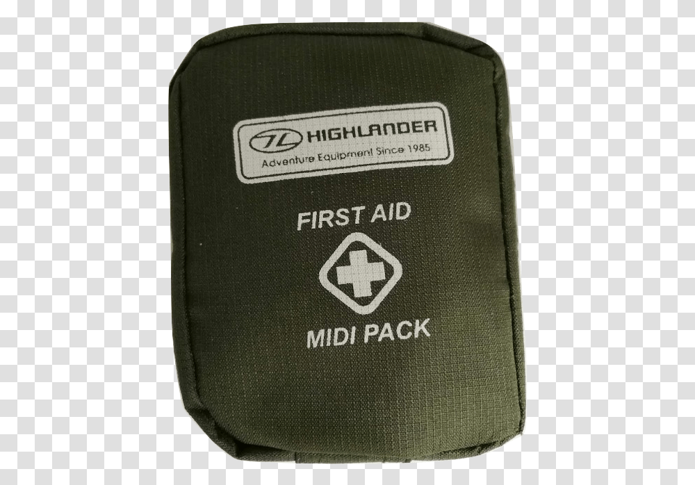 Highlander First Aid Midi PackTitle Highlander First Leather, Label, Logo Transparent Png