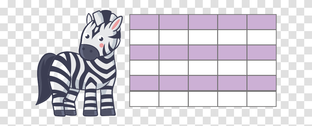 Highlight Every Other Row In Excel Zebra Stripe Zebra, Wildlife, Mammal, Animal Transparent Png