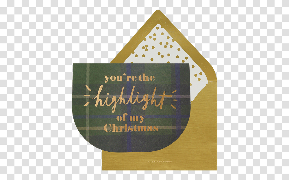 Highlight Of My Christmas Card Sign, Envelope, Mail, Greeting Card Transparent Png