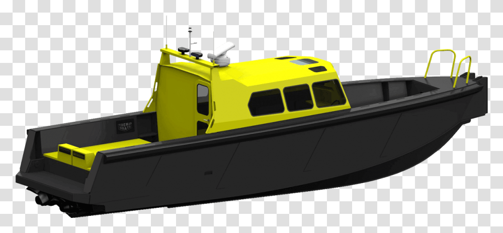 Highlighted Boat Tideman Boat, Watercraft, Vehicle, Transportation, Vessel Transparent Png