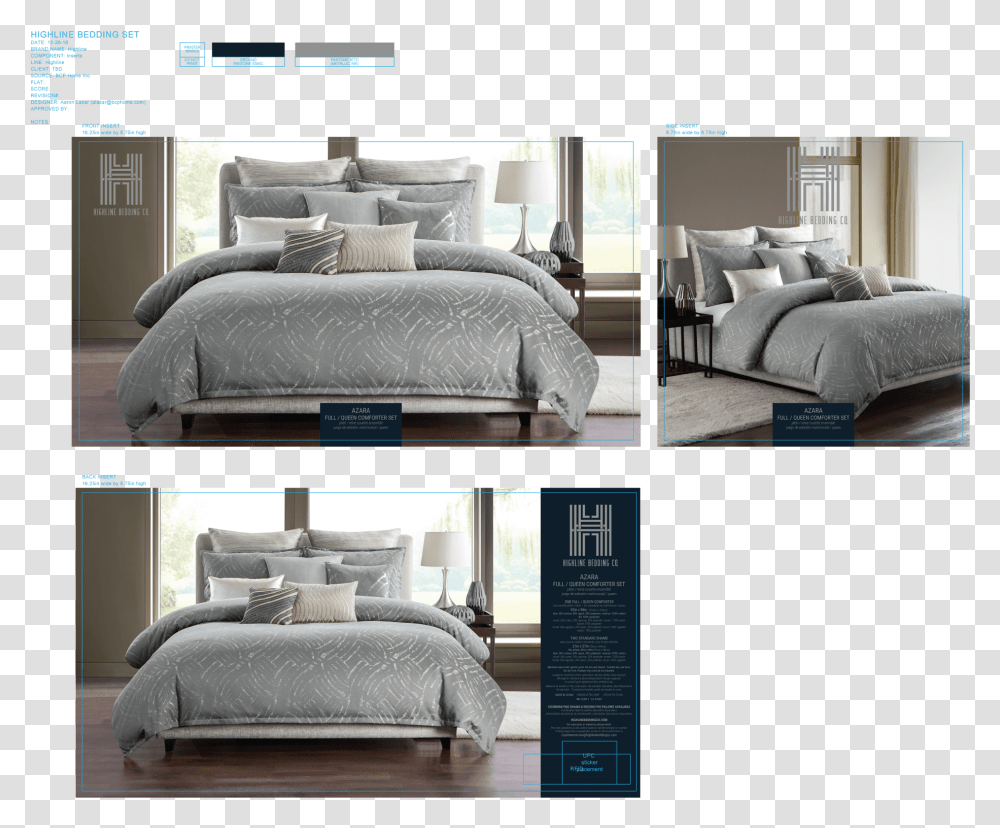 Highline Bedding Co Azara Duvet Cover Set Bedroom, Furniture, Indoors, Interior Design, Rug Transparent Png
