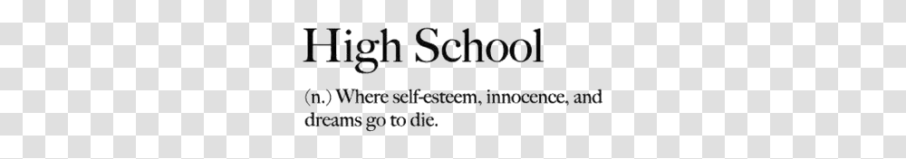 Highschool School Quote Childhool Depressed Parallel, Label, Word, Alphabet Transparent Png
