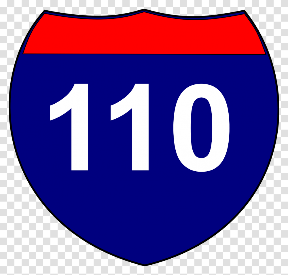 Highway 110 Sign, Number, First Aid Transparent Png