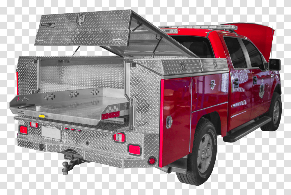 Highway Products Service Body, Truck, Vehicle, Transportation, Fire Truck Transparent Png