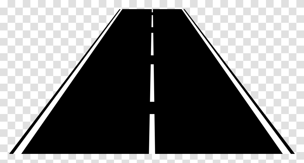 Highway Road Lanes Asphalt Dashed Roadway Straight Road Cartoon, Silhouette, Tripod, Outdoors, Nature Transparent Png