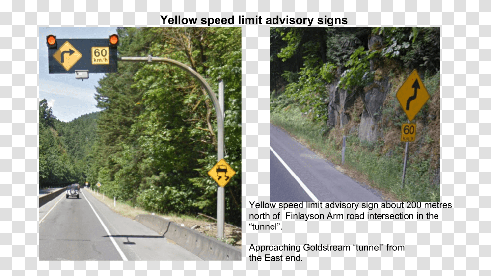 Highway Sign Freeway, Lamp Post, Car, Vehicle, Transportation Transparent Png
