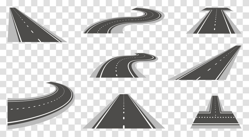 Highway Vector, Metropolis, Urban, Nature, Outdoors Transparent Png