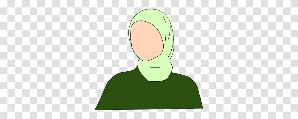 Hijab Person, Apparel, Hood Transparent Png