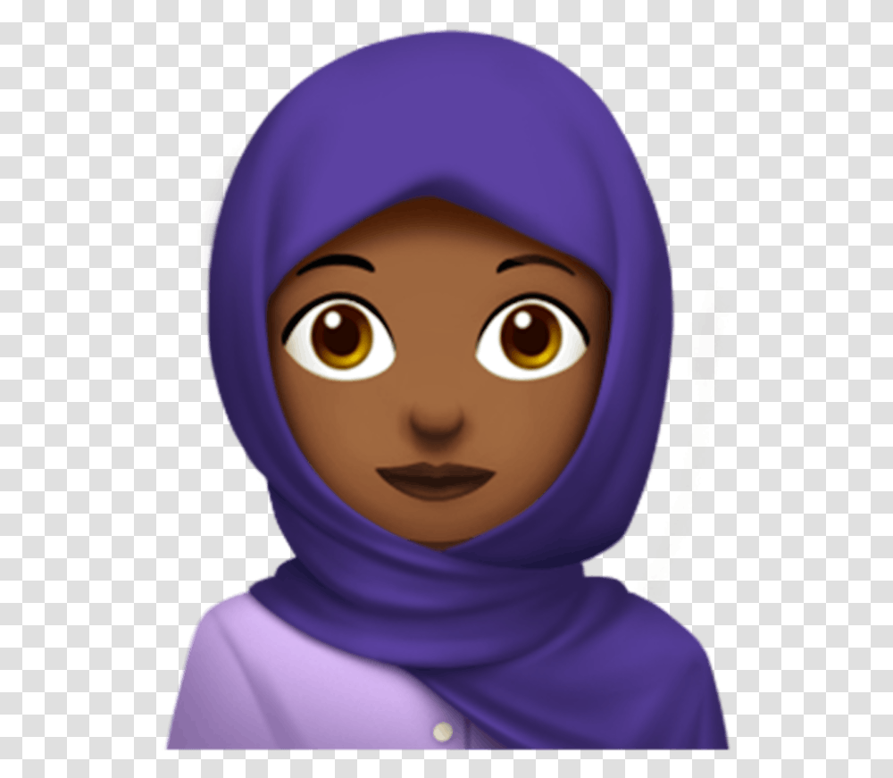 Hijab Emoji, Face, Person, Hood Transparent Png