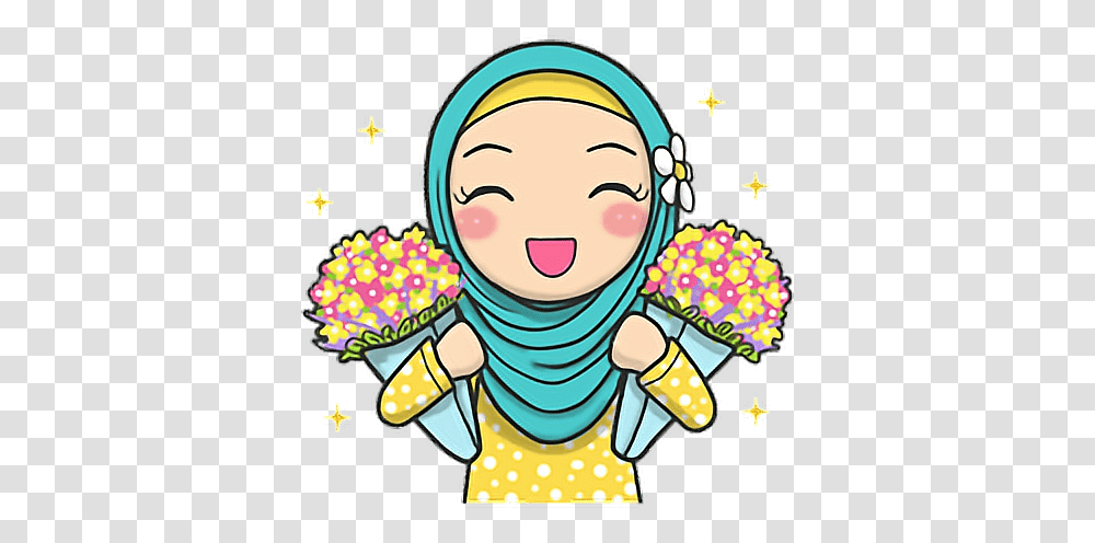 Hijab Hijabfashion Fashion Islam Girl Cute Hijab Sticker Line, Outdoors, Doodle, Drawing Transparent Png