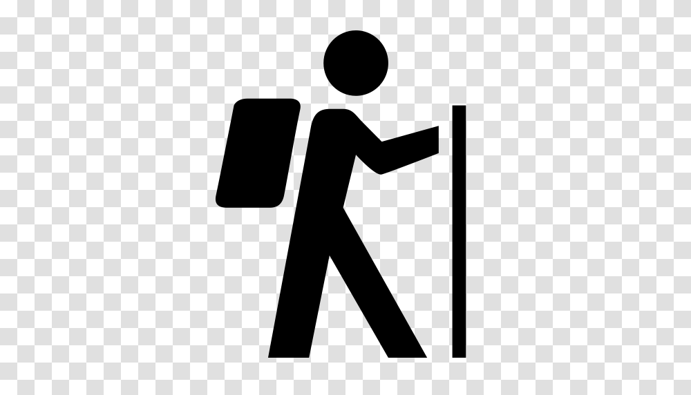 Hike Hiking Skiing Icon With And Vector Format For Free, Gray, World Of Warcraft Transparent Png
