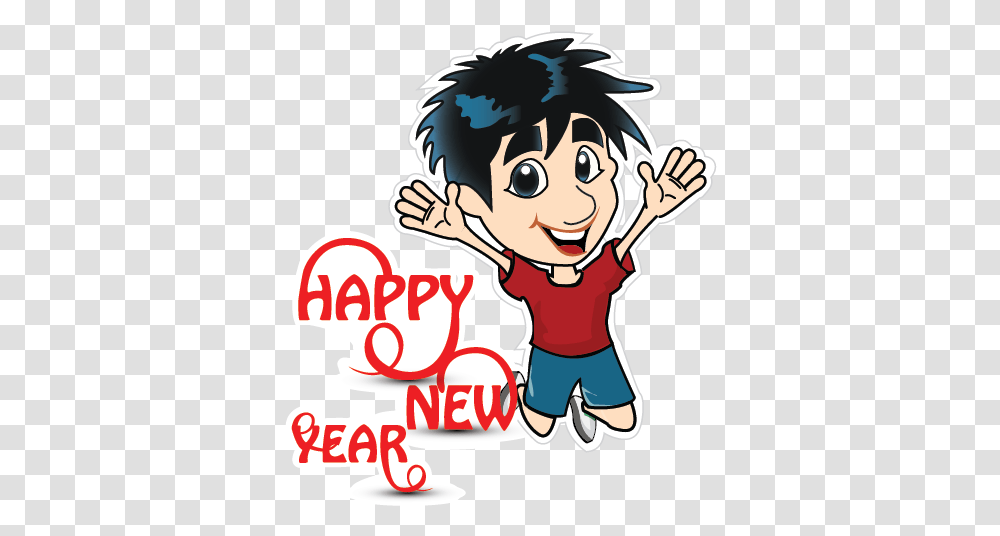 Hike New Year Stickers Happy New Year Sticker Full Whatsapp Happy New Year 2019 Stickers, Person, Sport, Poster, Judo Transparent Png
