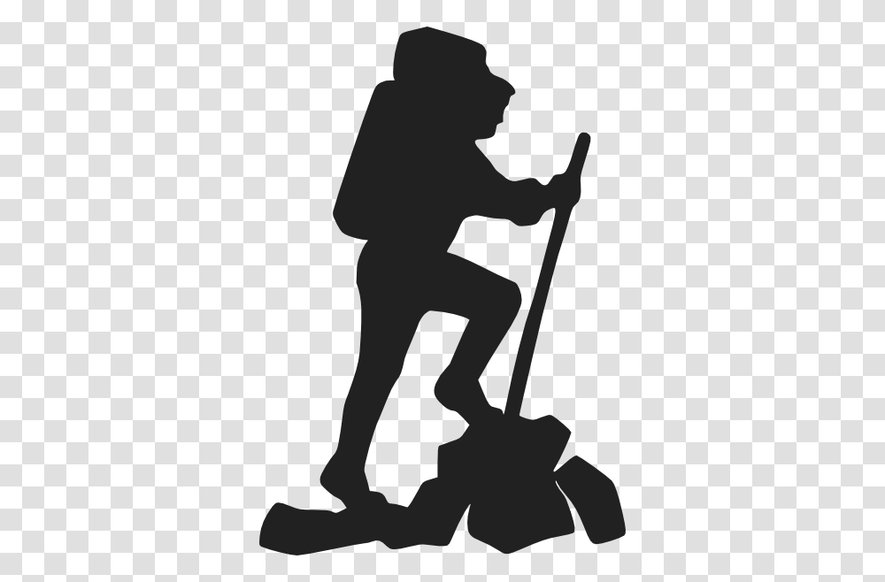 Hiker Clip Art, Person, Human, Tool, Silhouette Transparent Png