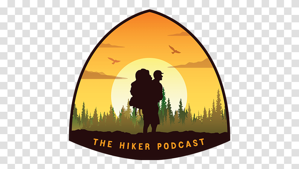 Hiker Podcast The Silhouette, Person, Human, Fireman, Poster Transparent Png