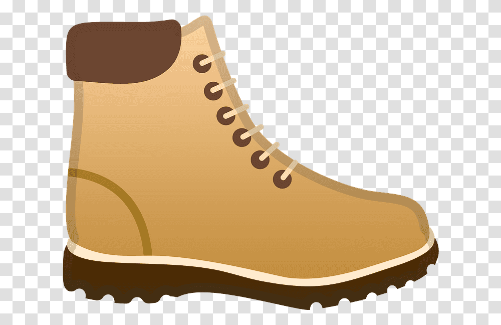 Hiking Boot Emoji Clipart Timbs Emoji, Apparel, Footwear, Shoe Transparent Png
