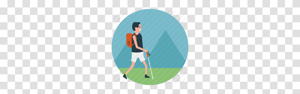 Hiking Clipart Field Trip, Person, Human, Sport, Sports Transparent Png