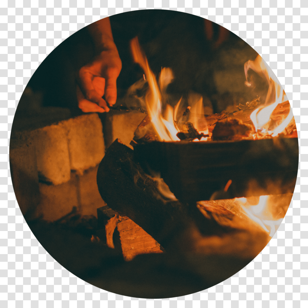 Hiking Fire Download, Bonfire, Flame, Hearth, Indoors Transparent Png