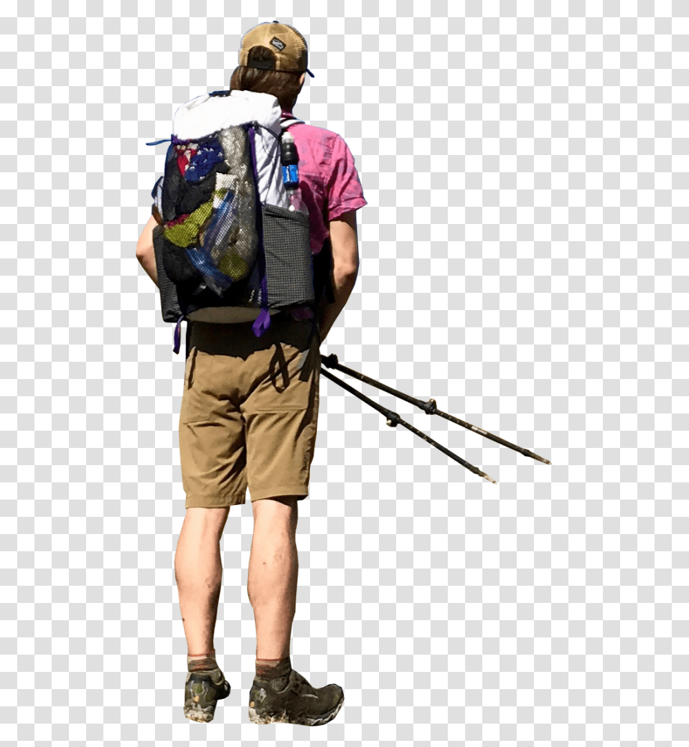 Hiking Hd, Shorts, Person, Helmet Transparent Png