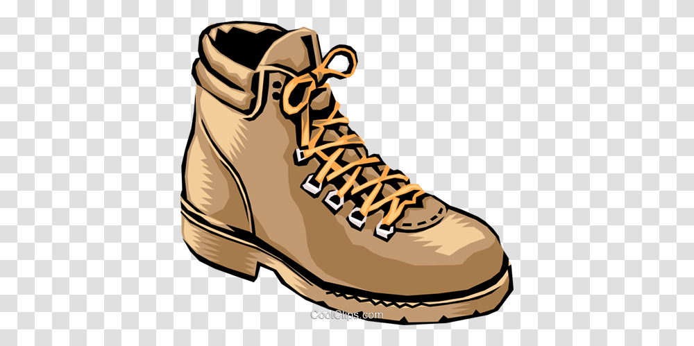 Hiking Shoes Royalty Free Vector Clip Art Illustration, Footwear, Apparel, Boot Transparent Png
