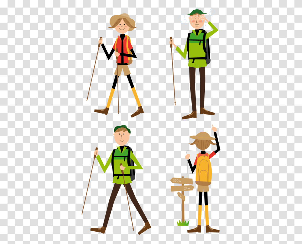 Hiking Walking Computer Icons Buyee Drawing, Person, Poster, Outdoors Transparent Png