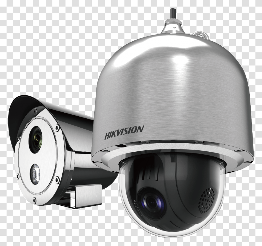 Hikvision Explosion Proof Camera, Helmet, Apparel, Electronics Transparent Png