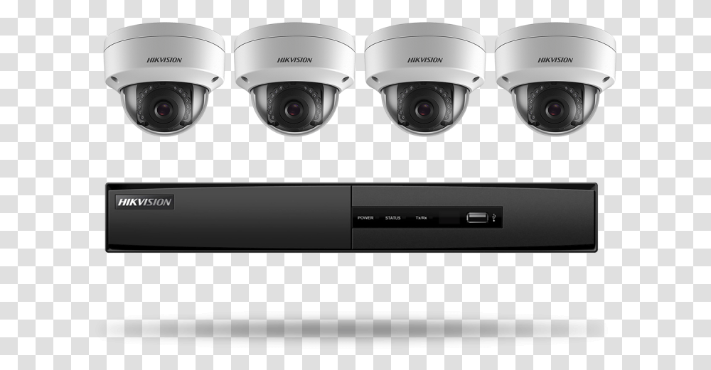 Hikvision Ip Poe Dome Camera System, Electronics, Helmet, Apparel Transparent Png