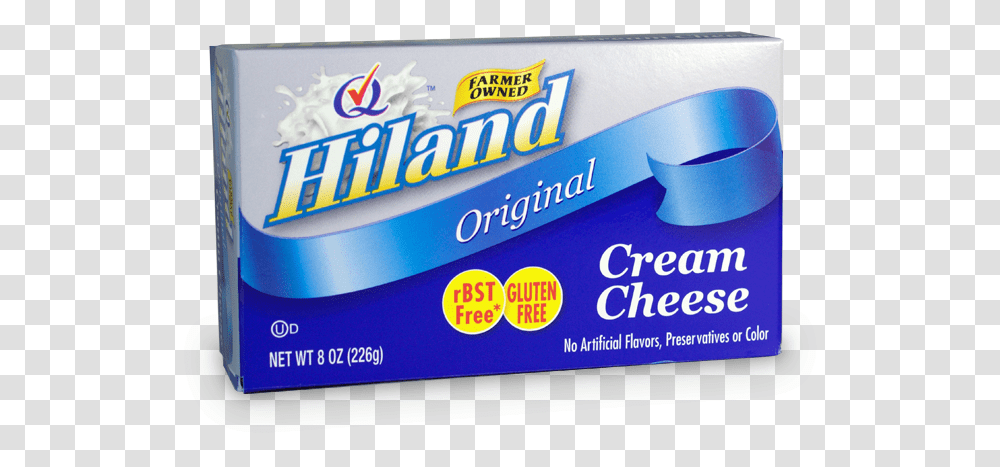 Hiland Cream Cheese 8 Oz, Toothpaste, Business Card, Paper Transparent Png