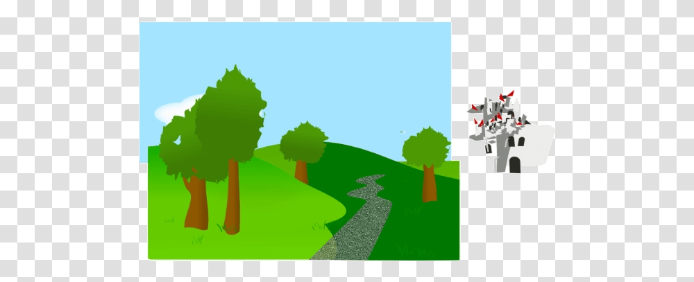 Hill Clipart Grass Hills And Trees Free Trees On Grass Clipart, Green, Outdoors, Nature, Plant Transparent Png