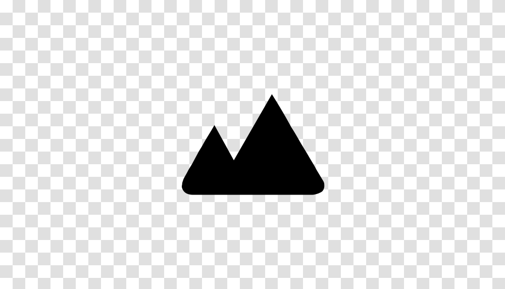 Hill Landscape Mountains Icon With And Vector Format, Gray, World Of Warcraft Transparent Png