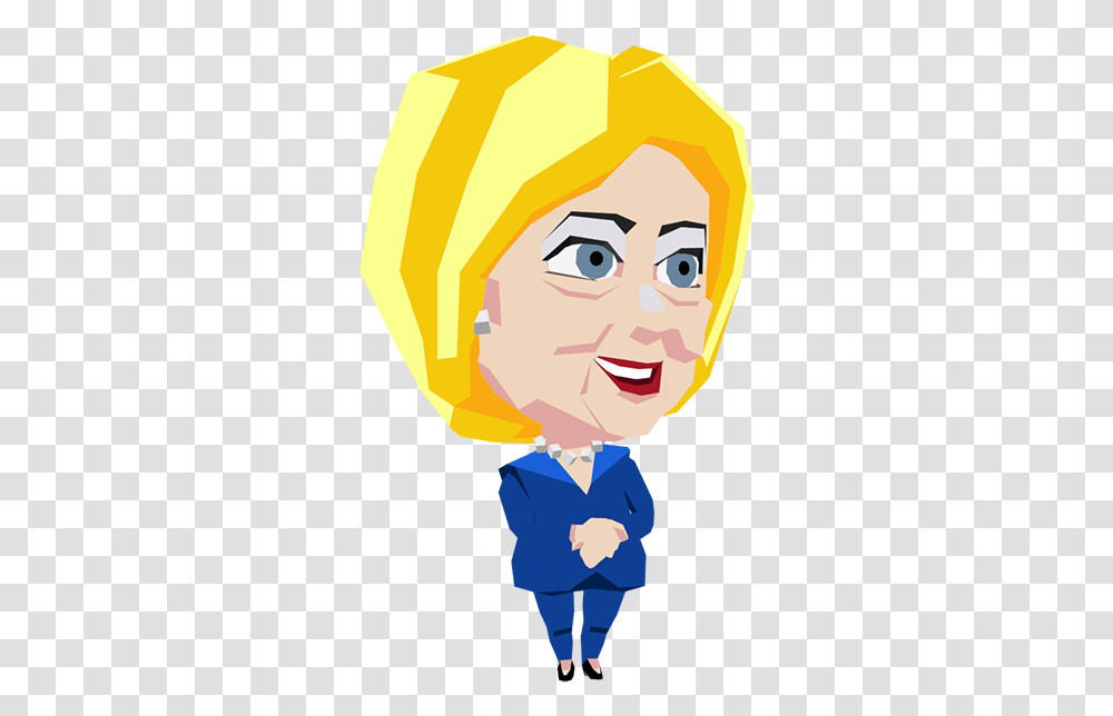 Hillary Clinton Caricature Cartoon, Face, Person, Human, Head Transparent Png
