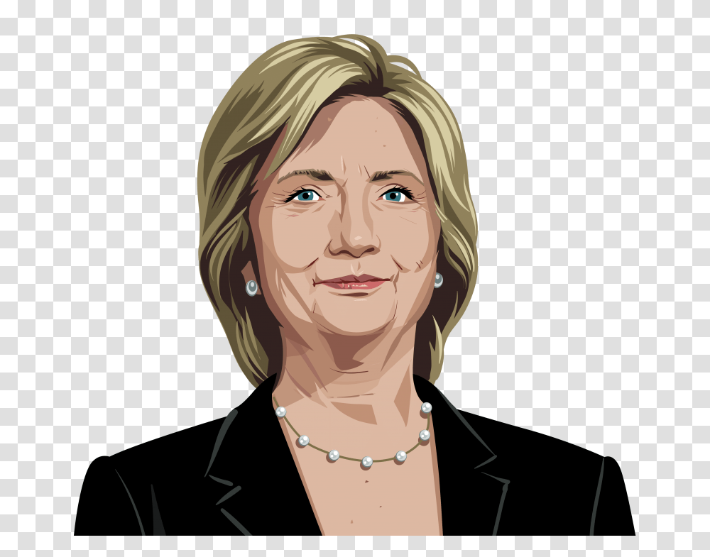 Hillary Clinton, Celebrity, Face, Person, Female Transparent Png