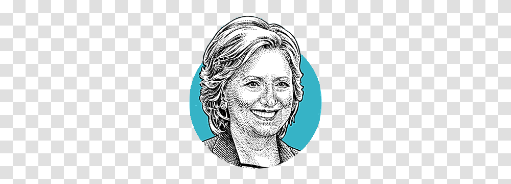 Hillary Clinton, Celebrity, Person, Drawing Transparent Png