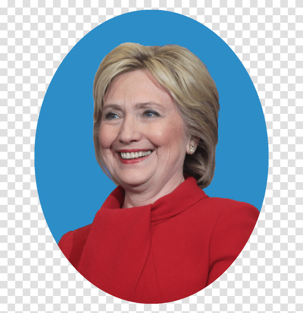 Hillary Clinton Face Hillary Clinton, Person, Dimples, Smile, Female Transparent Png