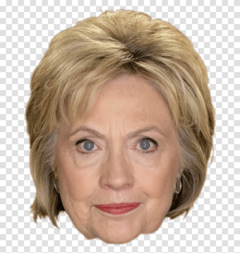Hillary Clinton Face, Person, Human, Head, Female Transparent Png