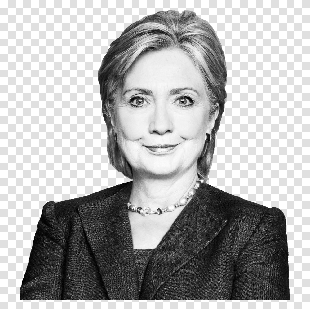 Hillary Clinton Face, Person, Necklace, Accessories, Female Transparent Png