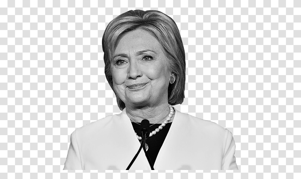 Hillary Clinton Hillary Clinton Black And White, Face, Person, Smile, Portrait Transparent Png