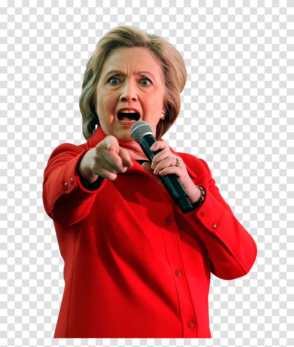 Hillary Clinton Image, Celebrity, Person, Microphone, Electrical Device Transparent Png