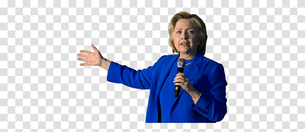 Hillary Clinton Images Free Download Hillary Clinton No Background, Microphone, Audience, Crowd, Person Transparent Png