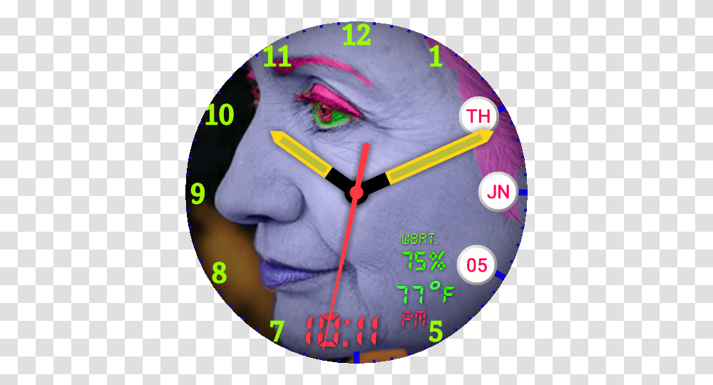 Hillary Clinton Modern Art, Analog Clock, Wall Clock Transparent Png